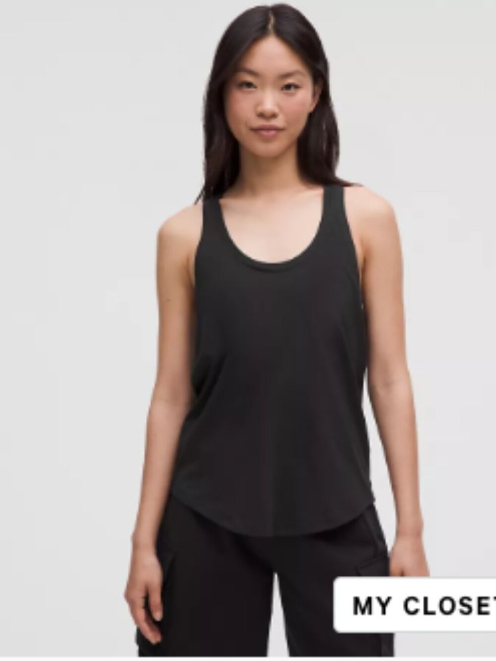 Lululemon - Love Tank Top Color Black Size 4